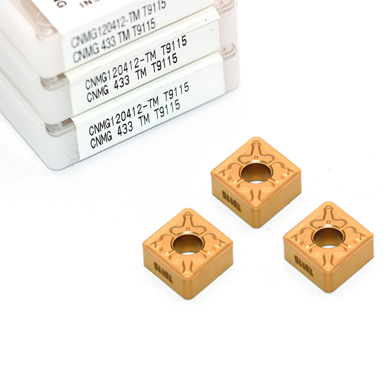 CNMG120412-TM T9115 carbide inserts famous japan brand for turning machining
