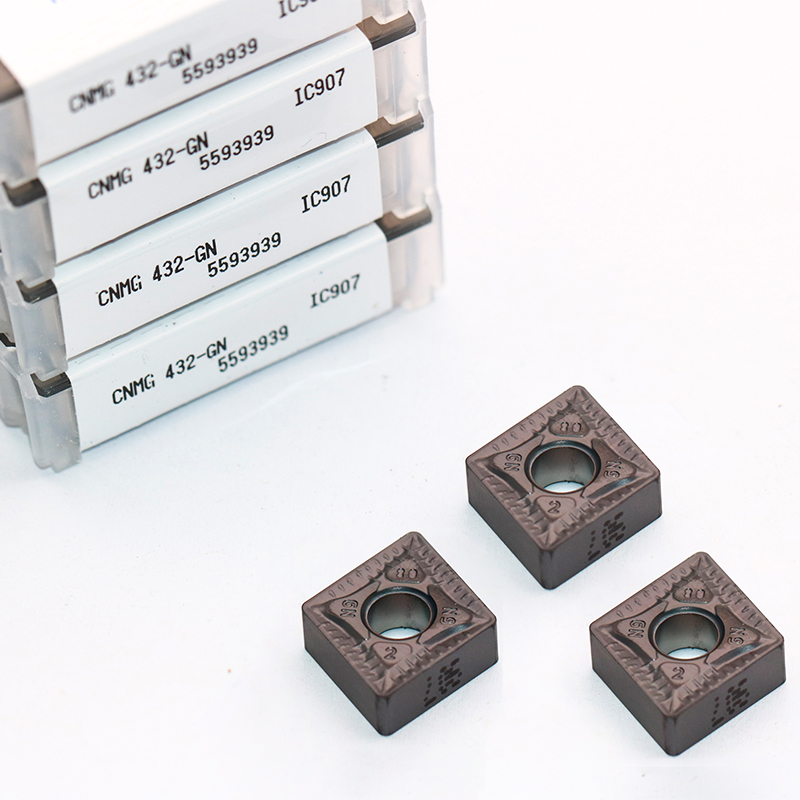 CNMG120408-GN IC907 carbide inserts for steel and stainless steel machining