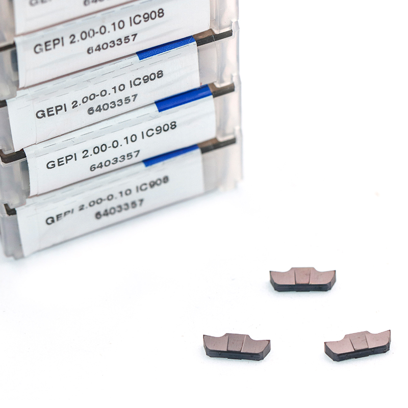GEPI 2.00-0.10 IC908 carbide inserts famous israel brand cnc turning tools
