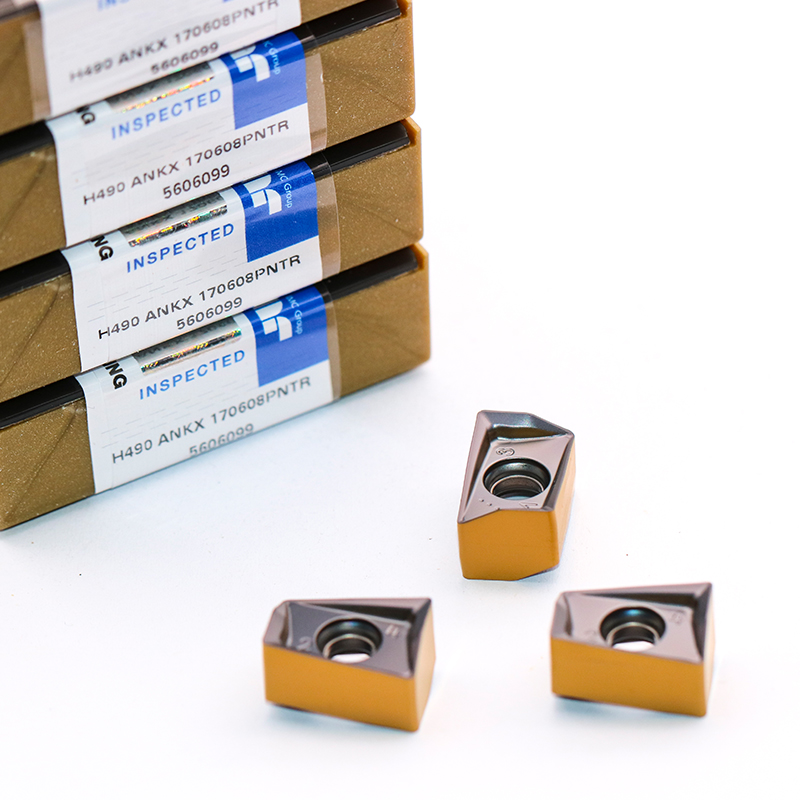 H490 ANKX 170608PNTR IC808 carbide inserts original israel for steel and stainless steel working