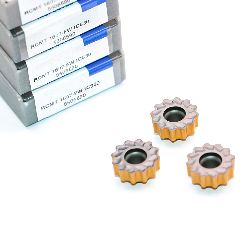 RCMT 1607-FW IC830 carbide inserts milling tools for steel machining