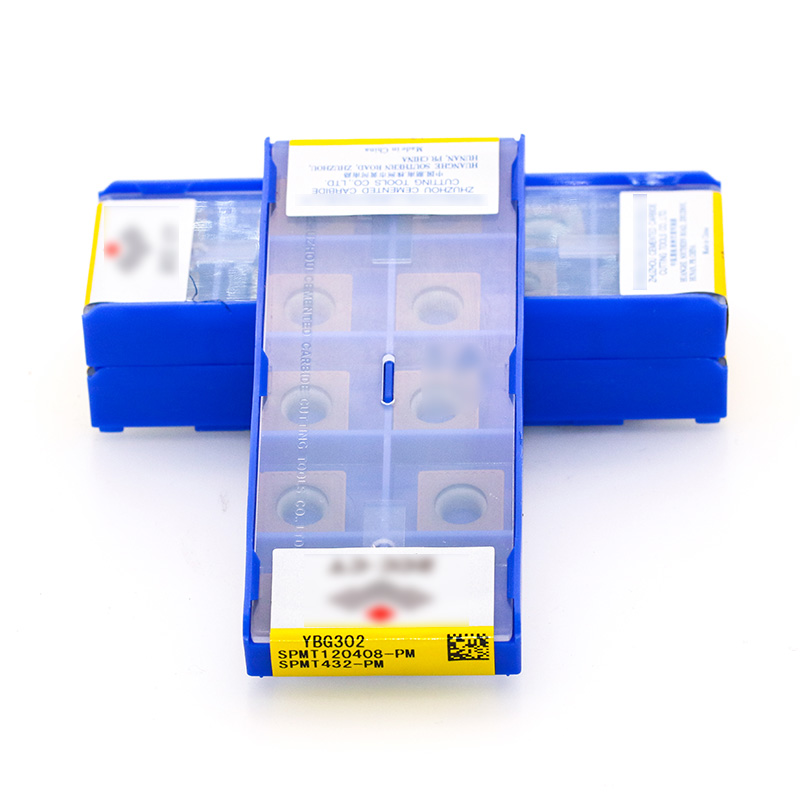 SPMT120408-PM YBG302 Carbide inserts lathe machine for steel and stainless steel machining