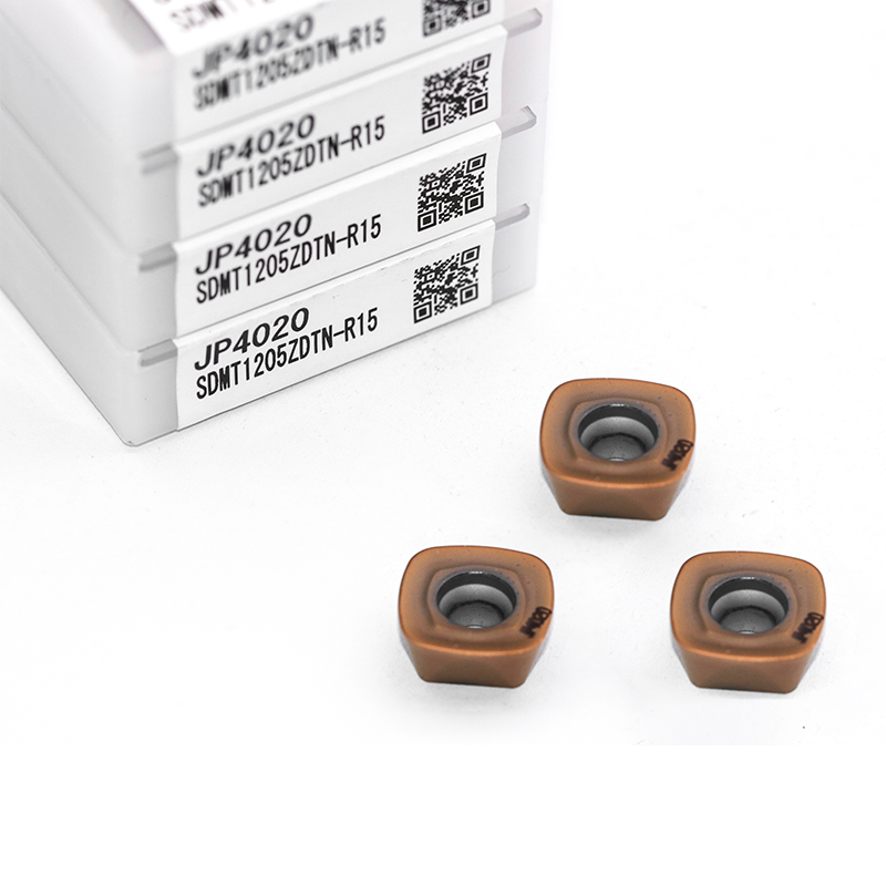 SDMT1205ZDTN-R15 JP4020 carbide inserts milling tools for steel machining