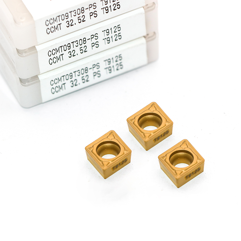 CCMT09T308-PS T9125 Carbide Inserts lathe maching for steel and stainless steel machining