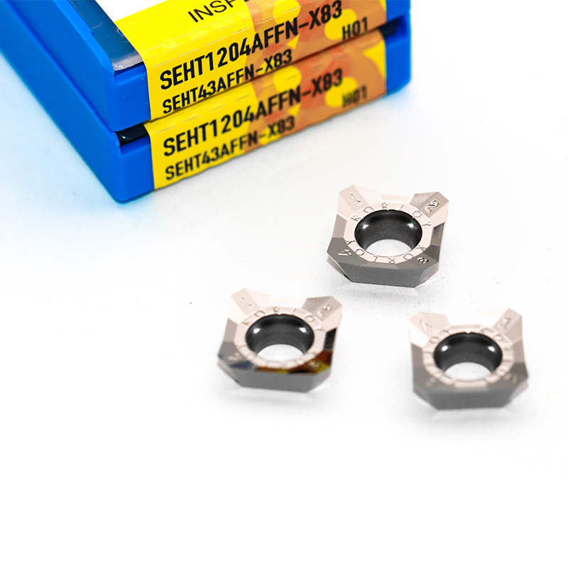 SEHT1204AFFN-X83 H01 carbide inserts cnc machine high toughness for milling machining