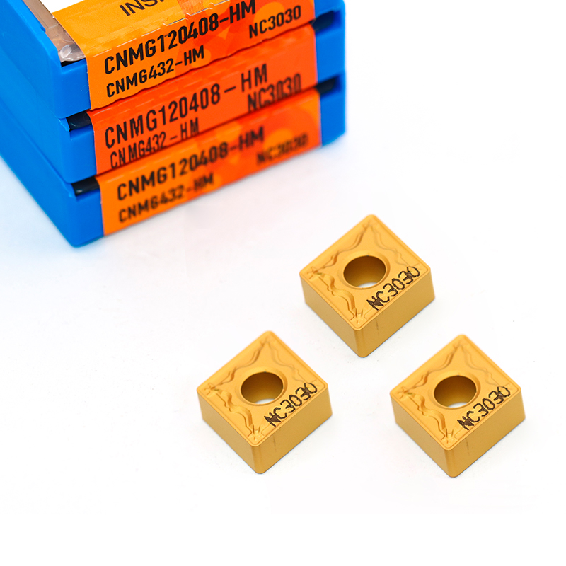 CNMG120408-HM NC3030 carbide inserts for steel mechining