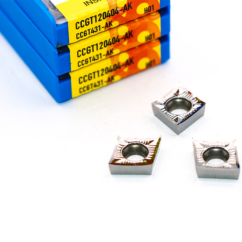 CCGT120404-AK H01 carbide inserts for cnc machining lathe tools