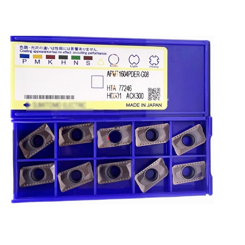 Sumitomos Hard Milling Inserts CNC Tool Apmt1135pder-G08 Jsp25