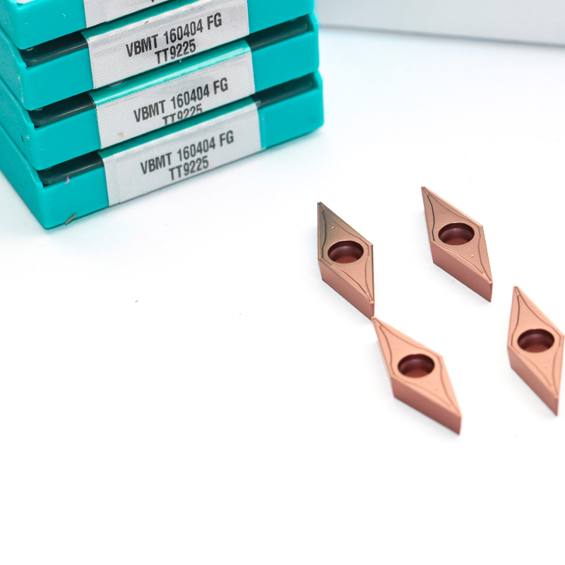 VBMT 160404 FG TT9225 carbide inserts cnc machine for turning working