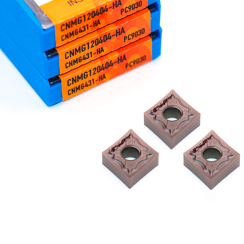 CNMG120404-HA PC9030 carbide inserts original korloy for stainless steel machining