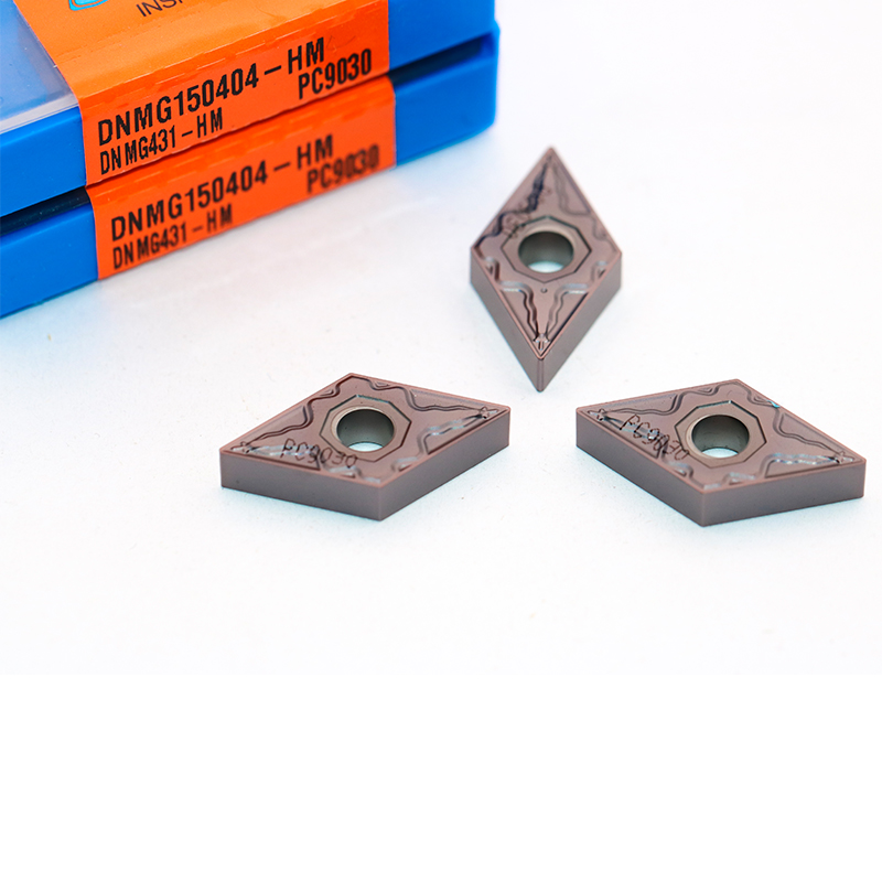 DNMG150404-HM PC9030 carbide inserts turning machine for stainless steel