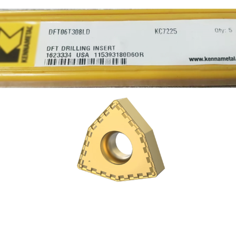 Kennametal Carbide Inserts Drilling Dft06t308ld Kc7225 for Steel