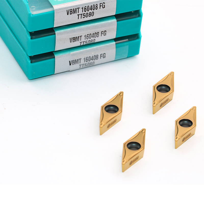 VBMT 160408 FG TT5080 carbide inserts cnc tools for steel machining