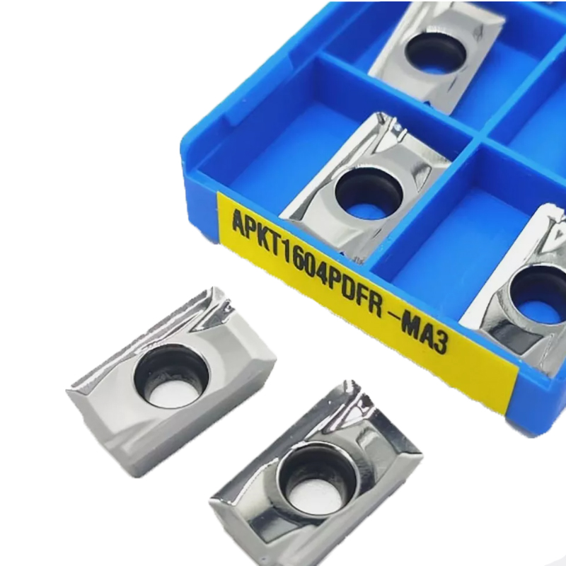 10PCS Apkt1604pdfr-Ma3 CNC Carbide Milling Inserts for Aluminum Apkt1604