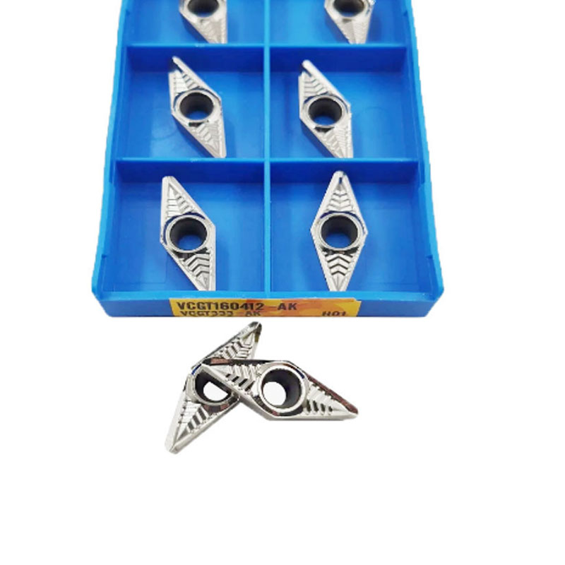 Kroloy Good Quality Cutting Tools Carbide Inserts in Tool Parts Vcgt160412-Ak H01