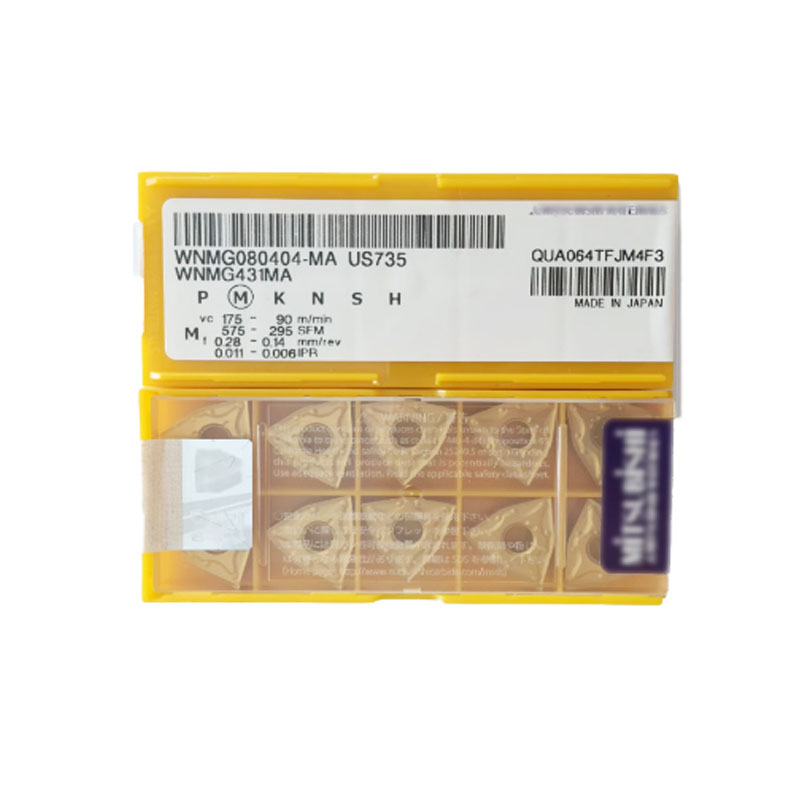 High Hardness Stainless Steel Material Wnmg080404 Ma Us735