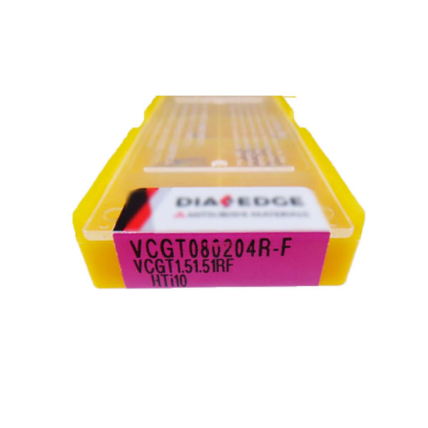 High Dimensional Accuracy CNC Lathe Turning Finishing Insert Vcgt080204 R-F Hti10