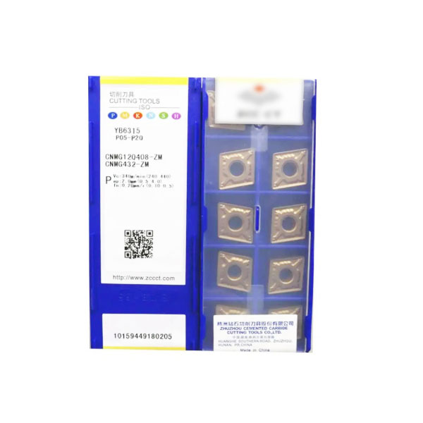CNC Lathe Turning Tools Carbide Insert CNC Machine Accessories Cnmg120408-Zm Yb6315