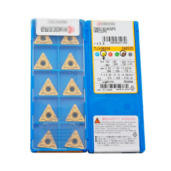 Tnmg332PS Ca6525 Yellow Coating CNC Machining Carbide Insert Original Kyocera Inserts