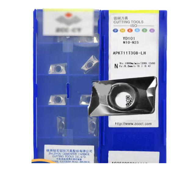 Wholesale Zccs Square Shoulder Carbide Inserts Milling Cutting Tools Apkt11t308-Lh Yd101/Yd201