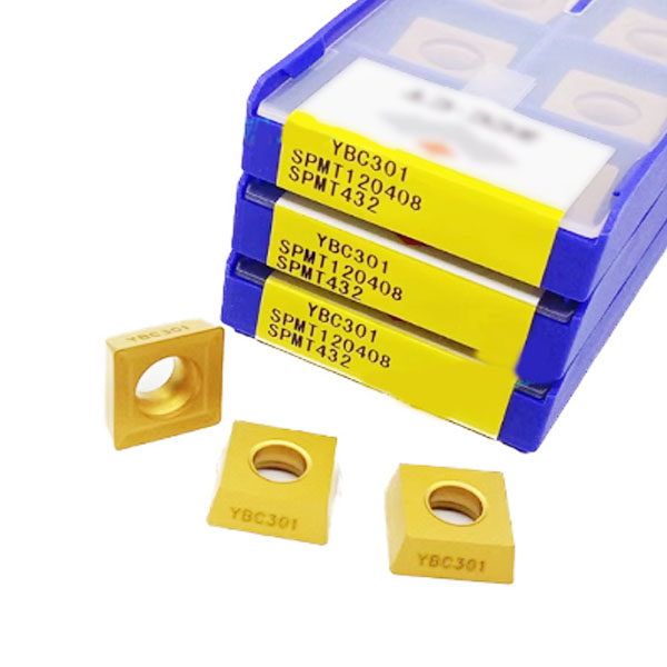 Sintered Steel Through Carbide Inserts Spmt120408 Ybc301