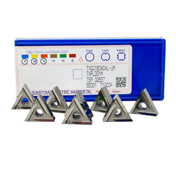 Sumitomo Tnpl331m Tngg160404L-Um Carbide Inserts T1200A for Steel