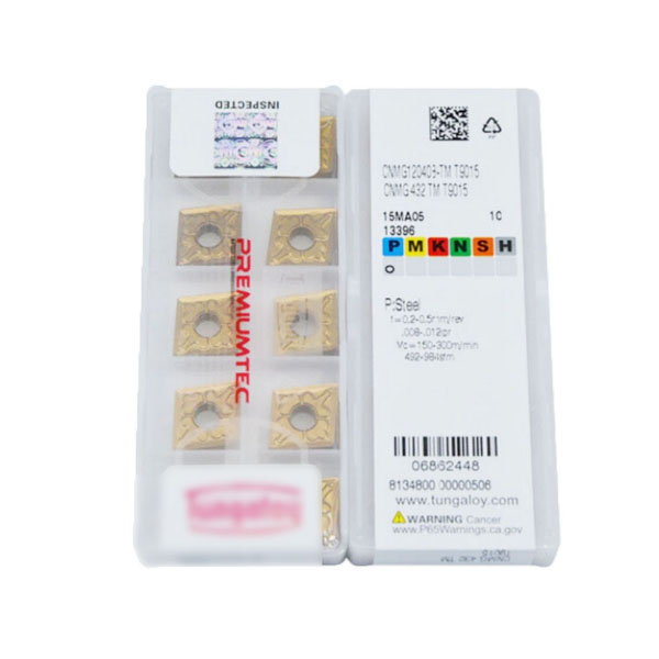 Tungaloys Excellent Heat Resistance Cutting Inserts Cnmg120408-TM T9015