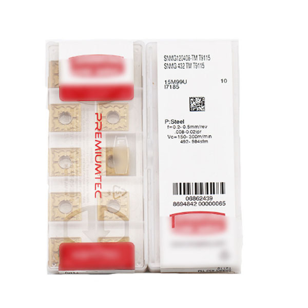 Insert for Steel and Stainless Steel Snmg Series CNC Machining Snmg120408-TM T9115