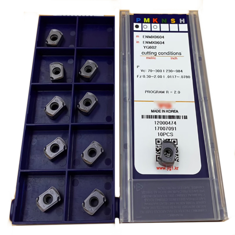 Double-Sided High-Feed for CNC Milling Cutter Inserts Enmx0604 Yg602