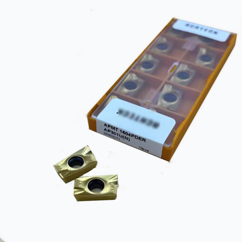 High Quality Carbide Indexable Metal-Ceramic Milling Insert Apmt1135pder Ap301u (N) Apmt1604pder Ap351 Ap251K