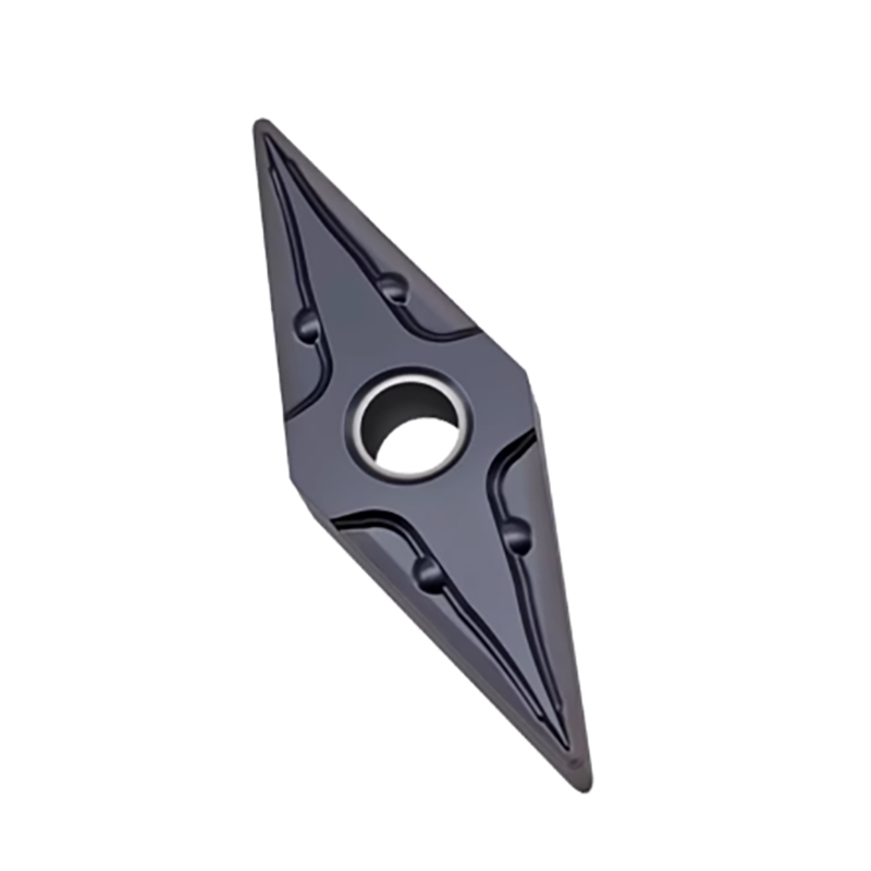 CNC Cutting Tools Double-Sided Indexable Insert Vnmg160408-Omm, Grade Op1315 (Black Coating) Specialized for Stainless Steel 