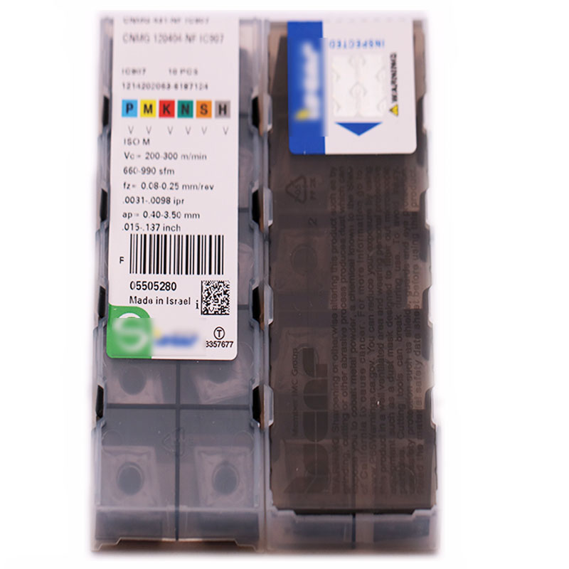 CNC Turning Tool Tungsten Carbide Inserts Cnmg 120404-NF IC907