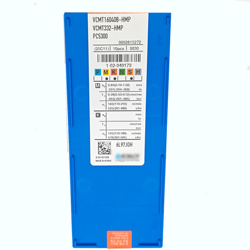 Accuracy Machining Lathe Turning Tool CNC Lathe Inserts Vcmt160608-Hmp PC5300