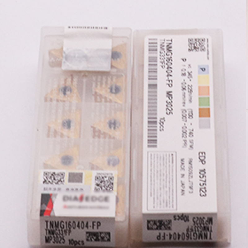 Original Lathe Tnmg CNC Parts Cutting Turning Inserts for CNC Machine Hardstone Exterior Scarfing Insert Tnmg160404-Fp MP3025