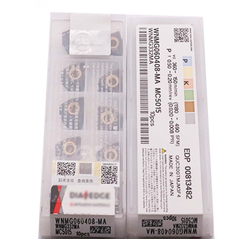 High Quality 100% Original Ceramicl Turning Inserts Wnmg060408-Ma Mc5015
